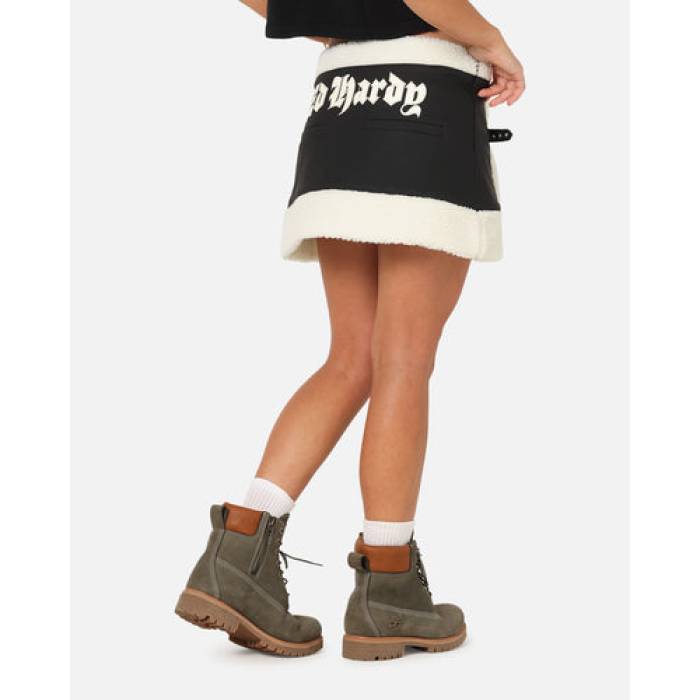 エドハーディー Ed Hardy 【 Seige Mini Skirt Womens Black 】 レディース 黒色 ブラック