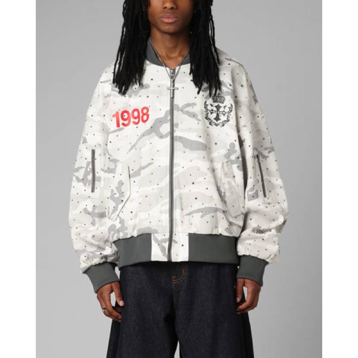 Loiter 【 Hailstorm Bomber Mens Snow Camo 】 メンズ カモ柄
