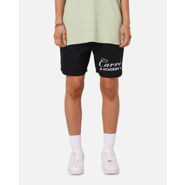 Carre 【 Star Academy Beach Shorts Womens Black 】 翰林院 さる股引き レディース 黒いこと 黒いこと