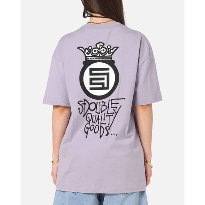 S Double 【 Crown Dot T-Shirt Womens Dusty Purple 】 Tシャツ レディース Purple 紫・パープル｜スニケス 12,670円