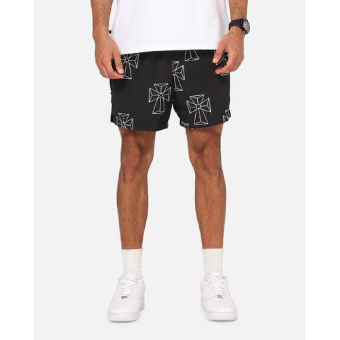 Saint Morta 【 Holy Tide Beach Shorts Mens Black 】 ショーツ メンズ 黒色 ブラック