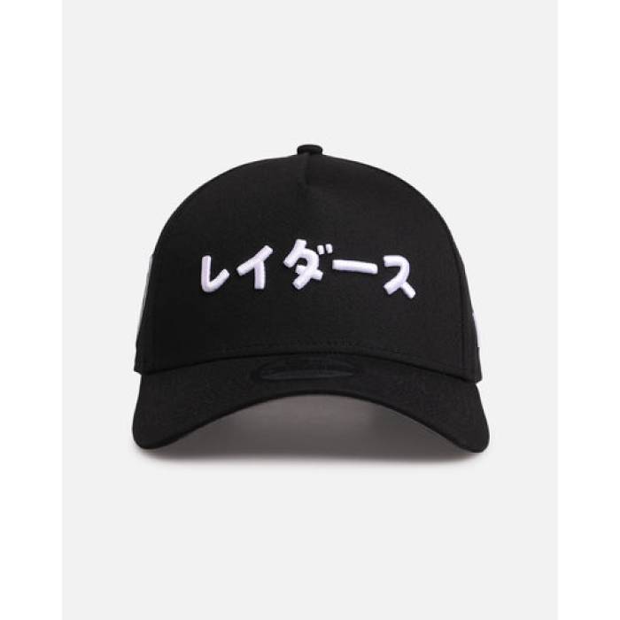 ニューエラ New Era 【 Las Vegas Raiders 'Ohtani & Kanji' 9Forty A-Frame Snapback Mens Black/White 】 ベガス レイダース Snapback スナップバック バッグ メンズ 黒色 ブラック 白色 ホワイト|スニケス