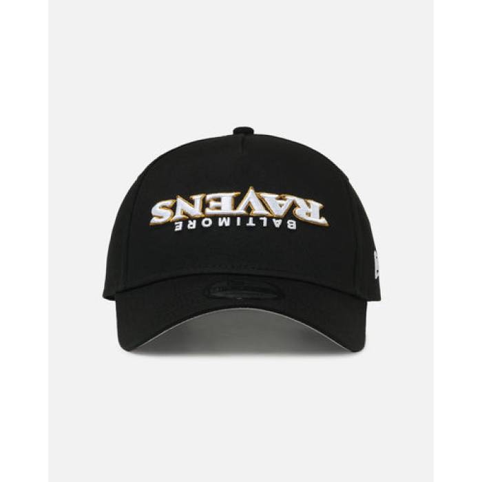 ニューエラ New Era 【 Baltimore Ravens 'Upside Down Logo' 9Forty A-Frame Snapback Mens Black 】 ボルティモア レイブンズ ダウン Snapback スナップバック バッグ メンズ 黒色 ブラック|スニケス