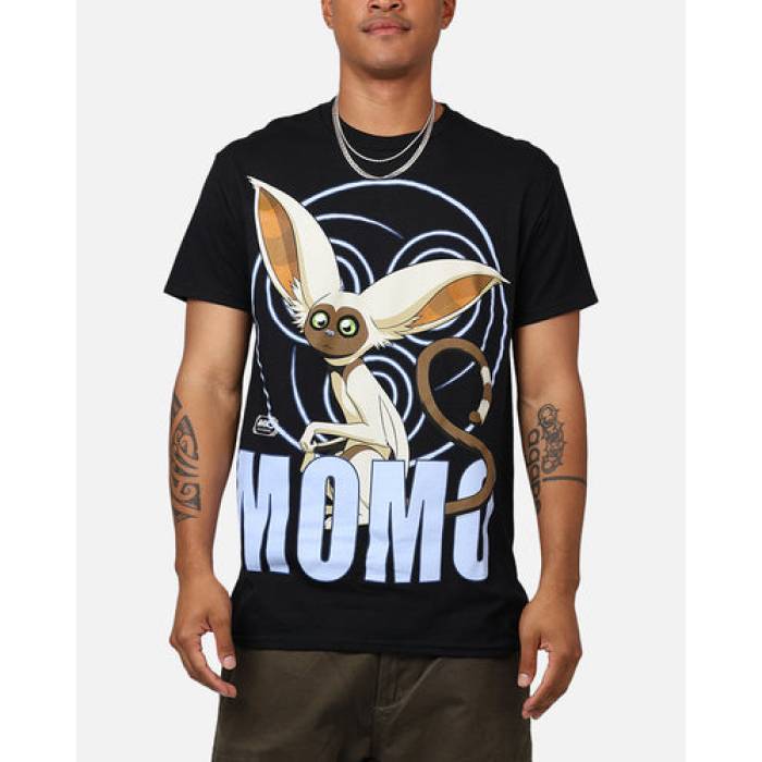 73Studio 【 X Avatar: The Last Airbender Momo T-Shirt Mens Black 】 Tシャツ メンズ 黒色 ブラック