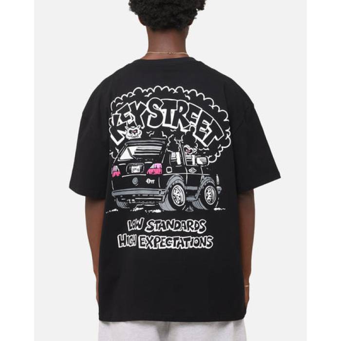 Key Street 【 X Frko Hot Box T-Shirt Mens Black 】 ボックス席 プルオーバー メンズ 黒いこと 黒いこと