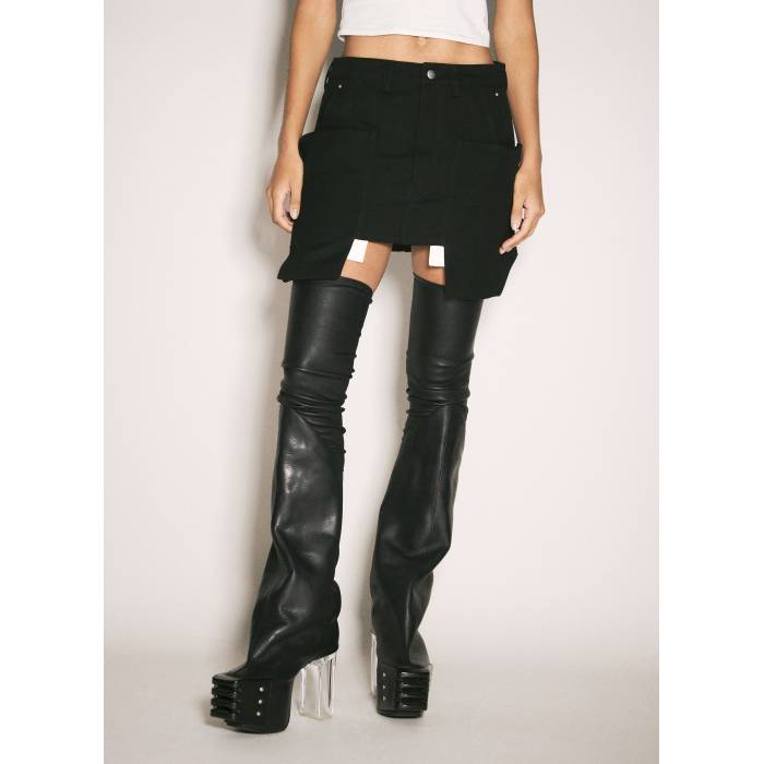 リックオウエンス Rick Owens 【 Stefan Mini Skirt Women Blk 】 レディース|スニケス