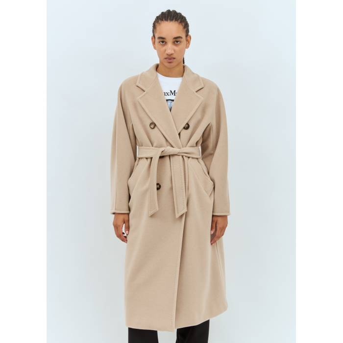 MaxMara■マックスマーラカシミアウールベルテッドコート白タグ42アイボリー 楽天市場】【最高級】 MAX MARA【ウール カシミヤ ベルテッド