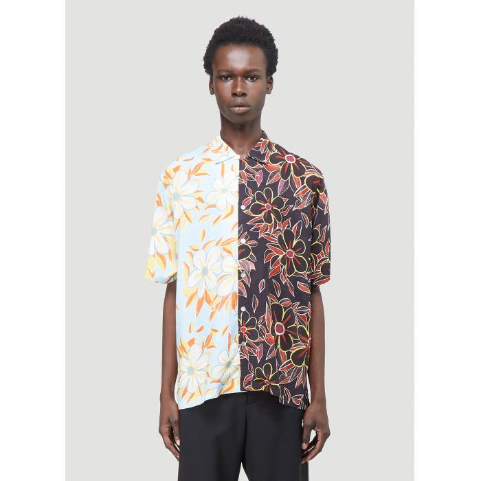Endless Joy 【 10.10 Acid Flower X Acid Flower Shirt Men Blk 】 メンズ