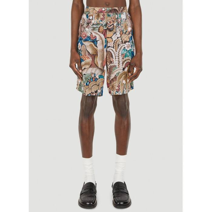 Endless Joy 【 Abstract Motif Board Shorts Men Brn 】 ショーツ メンズ｜スニケス