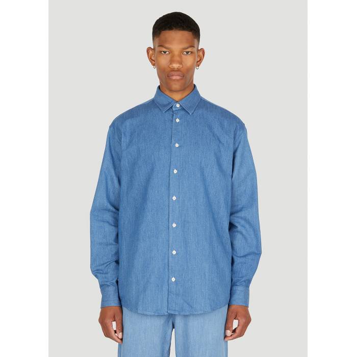 ソウルランド Soulland 【 Damon Shirt Men Blu 】 メンズ