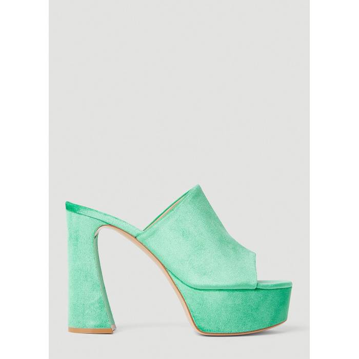 ジャンヴィト ロッシ Gianvito Rossi 【 Holly High Heel Mules Women Grn 】 ご機嫌 踵 レディース