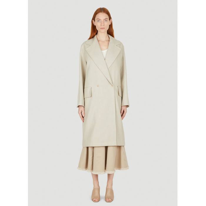 Max Mara 【 Mescal Double Breasted Coat Women Bei 】 レディース