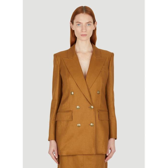 Max Mara 【 Verace Double Breasted Blazer Women Brn 】 ブレイザー レディース