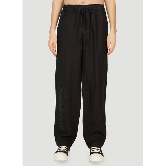 Saintwoods 【 Logo Print Pyjama Pants Men Blk 】 ロゴ パジャマ メンズ|スニケス