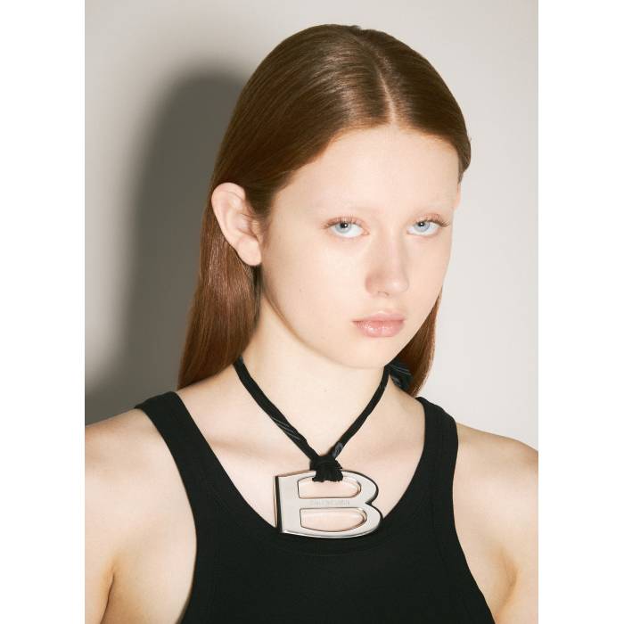 楽天市場】BALENCIAGA バレンシアガ ネックレス BB ICON 696223
