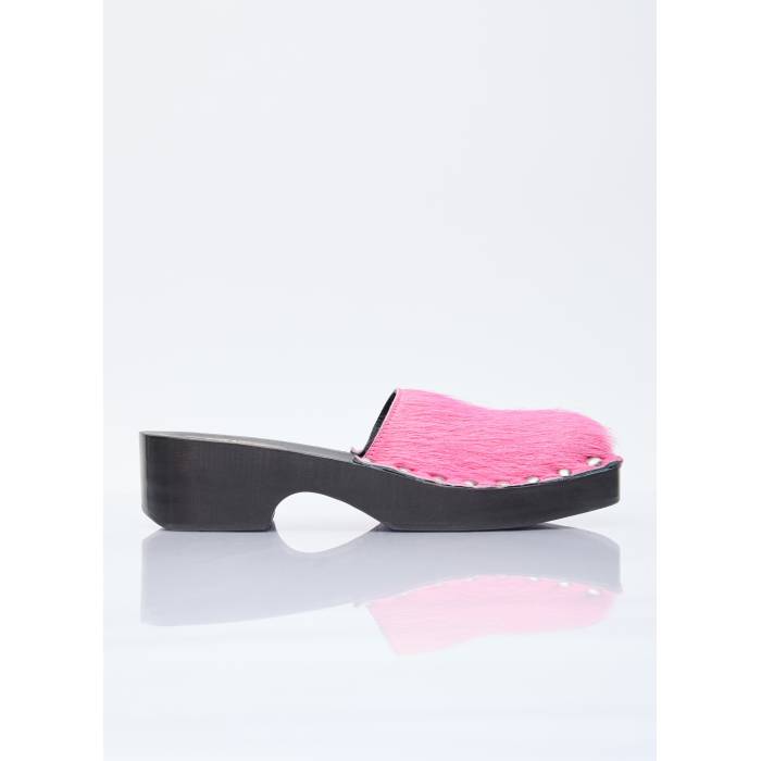 アクネストゥディオズ Acne Studios 【 Hairy Wood Clogs Women Pin 】 レディース