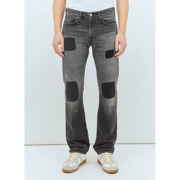 リーバイス Levi\'s 【 505 Patchwork Jeans Men Blk 】 ジーンズ メンズ