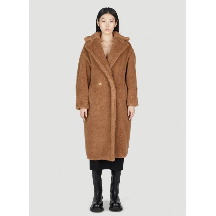 Max Mara 【 Teddy Bear Icon Coat Women Cam 】 アイコン レディース