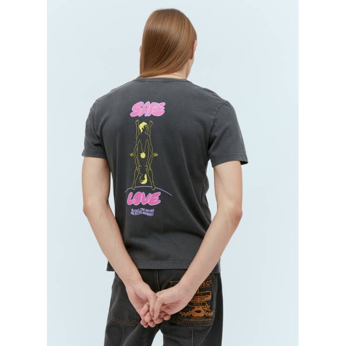 Carne Bollente 【 Safe Love T-Shirt Men Blk 】 Tシャツ メンズ