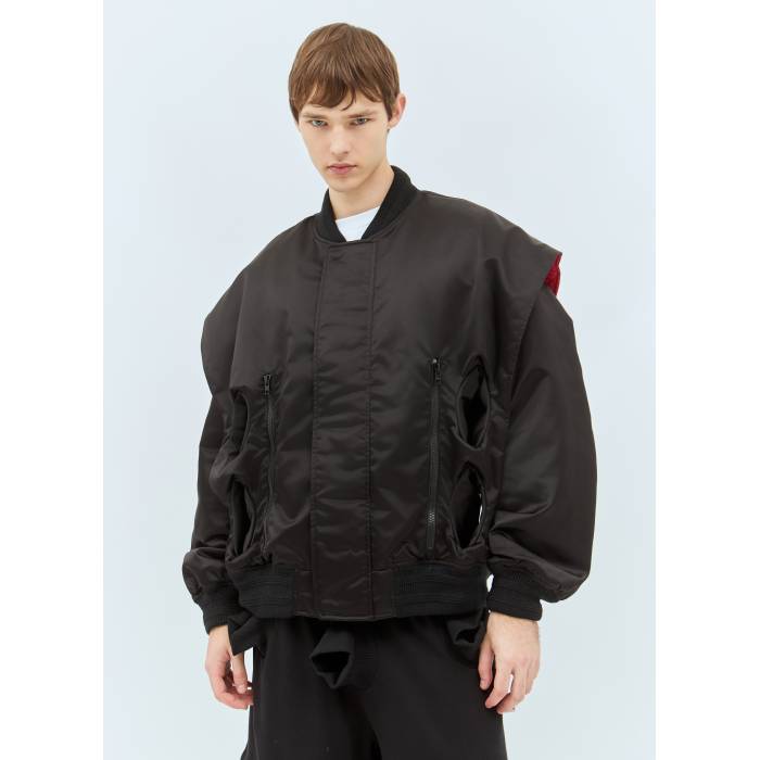 Walter Van Beirendonck 【 Tunnel Bomber Jacket Men Blk 】 Jacket 上衣 メンズ