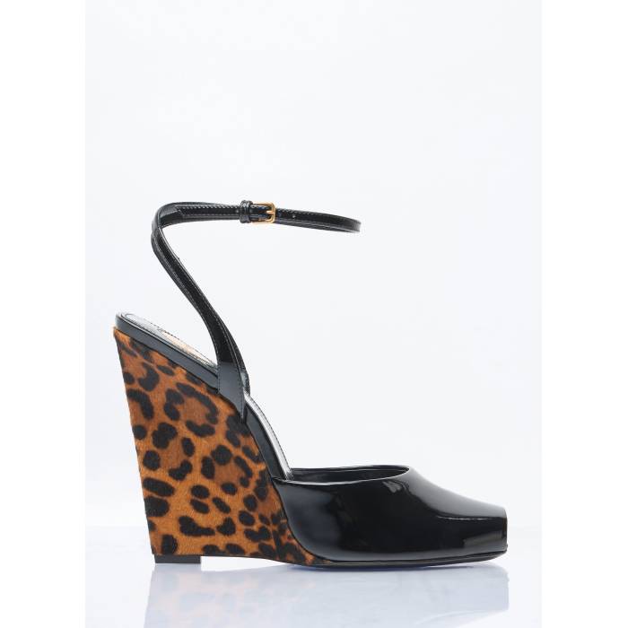 サンローラン Saint Laurent 【 Le Scandale Wedges Women Blk 】 レディース