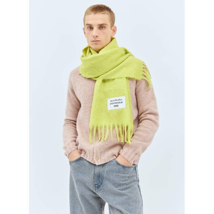 KIKO KOSTADINOV ohne hooded scarf マフラー Kiko Kostadinov Men's' Ohne Hooded Scarf in Yellow | LN-CC®