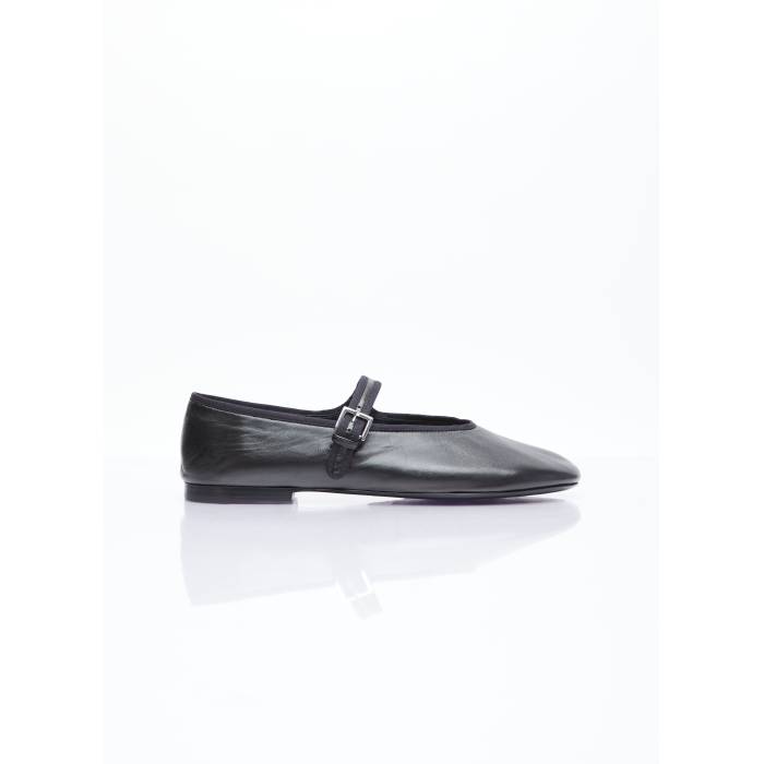 The Row 【 Boheme Mj Leather Flats Women Blk 】 なめし革 レディース