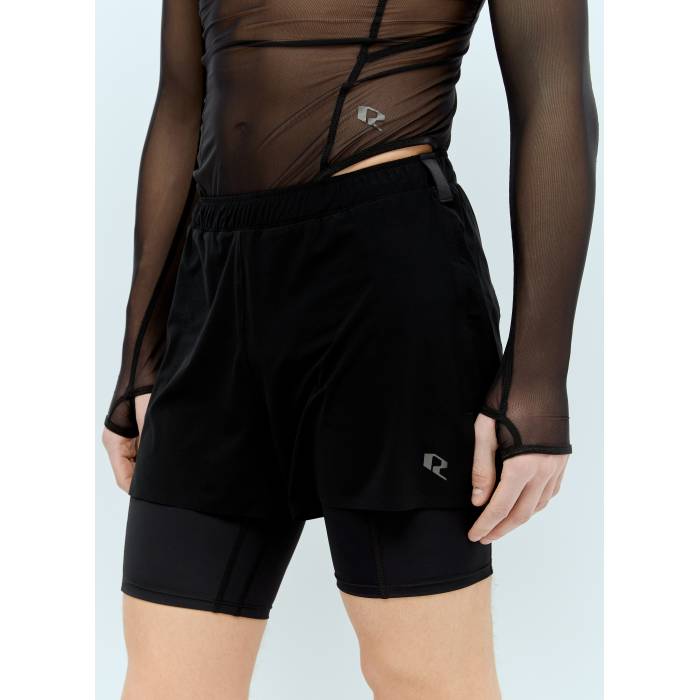 Running Order 【 Adasi 8" Double Liner Shorts Women Blk 】 ショーツ レディース｜スニケス