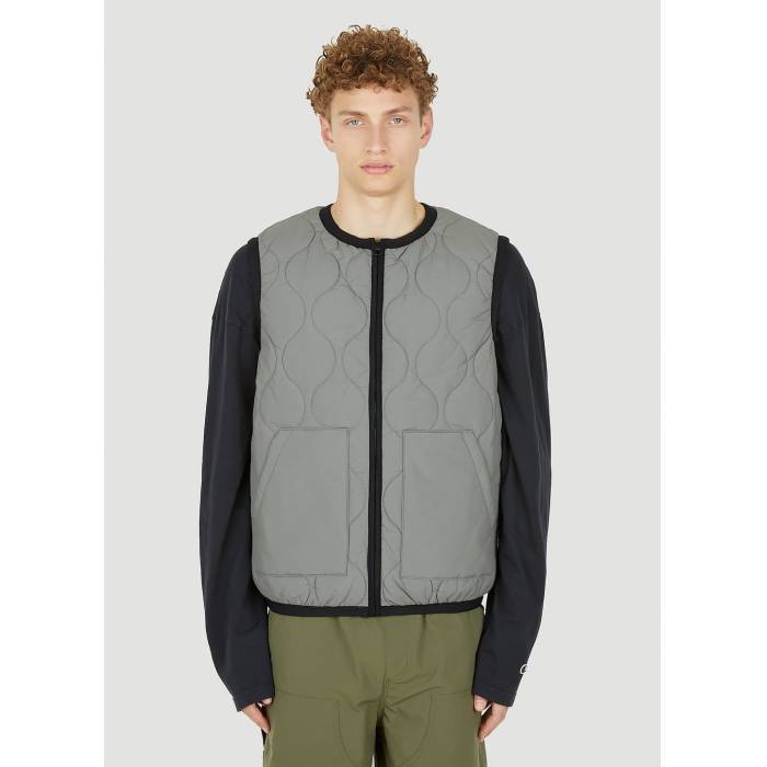 チャンピオン Champion 【 Premium Plus Sleeveless Jacket Men Gry 】 Premium プレミアム Sleeveless ノンスリーブ Jacket ジャケット メンズ