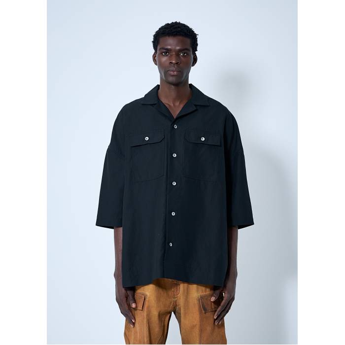 リック・オウエンス・ダークシャドウ Rick Owens Drkshdw 【 Tommy Shirt Men Blk 】 メンズ