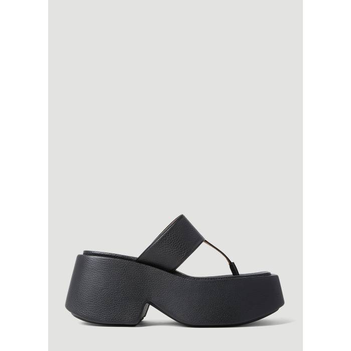 【 Zeppo Platform Sandals Women Blk 】 サンダル レディース