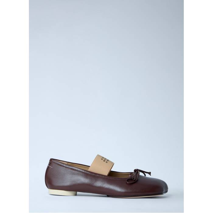 住み家 マルジェラ Mm6 Maison Margiela 【 Ballet Shoes Women Brn 】 シューズ 運動すること靴 レディース