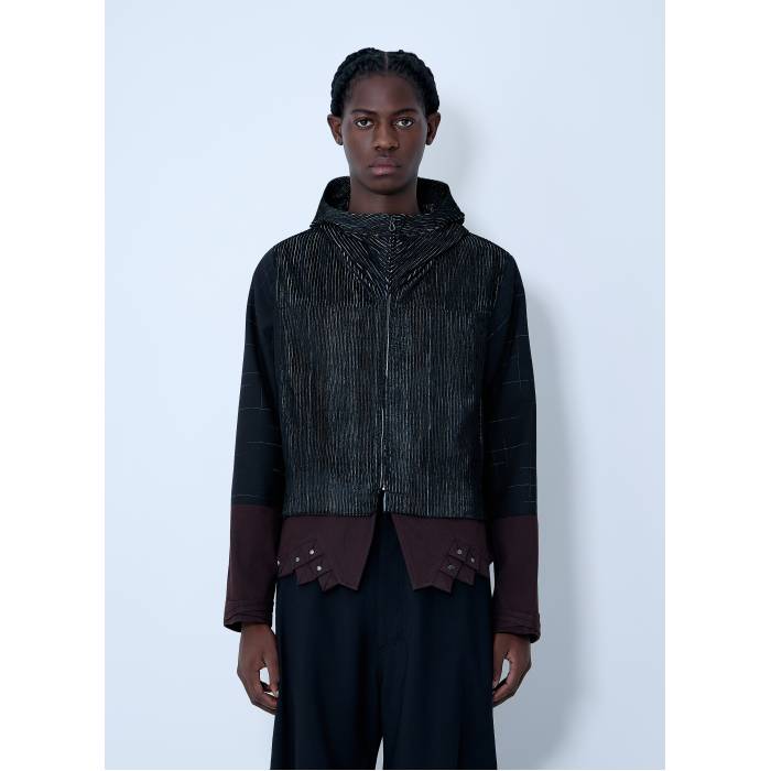 Kiko Kostadinov 【 Estike Hooded Jacket Men Gry 】 フード付 Jacket ジャケット メンズ