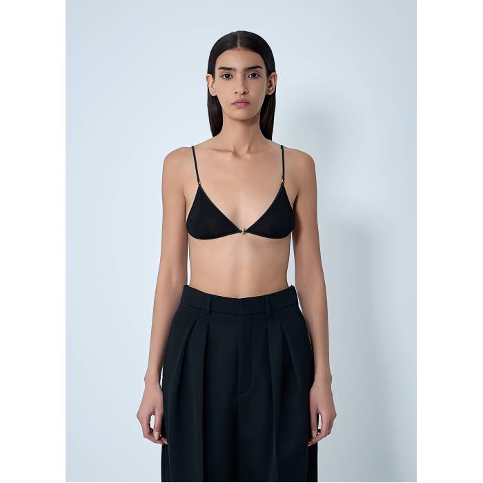 サンローラン Saint Laurent 【 Sheer Bra Women Blk 】 レディース