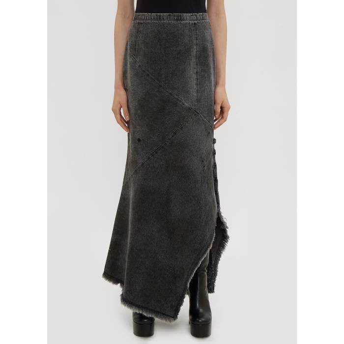 Oliver Theyskens 【 Hook And Eye Asymmetric Skirt Women Obl 】 レディース