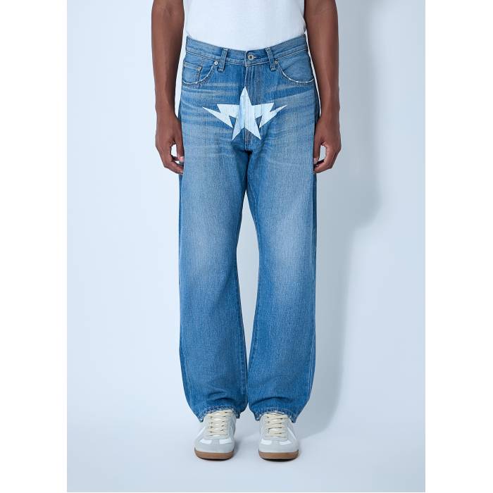 【 Twin Sta Jeans Men Blu 】 ジーンズ メンズ