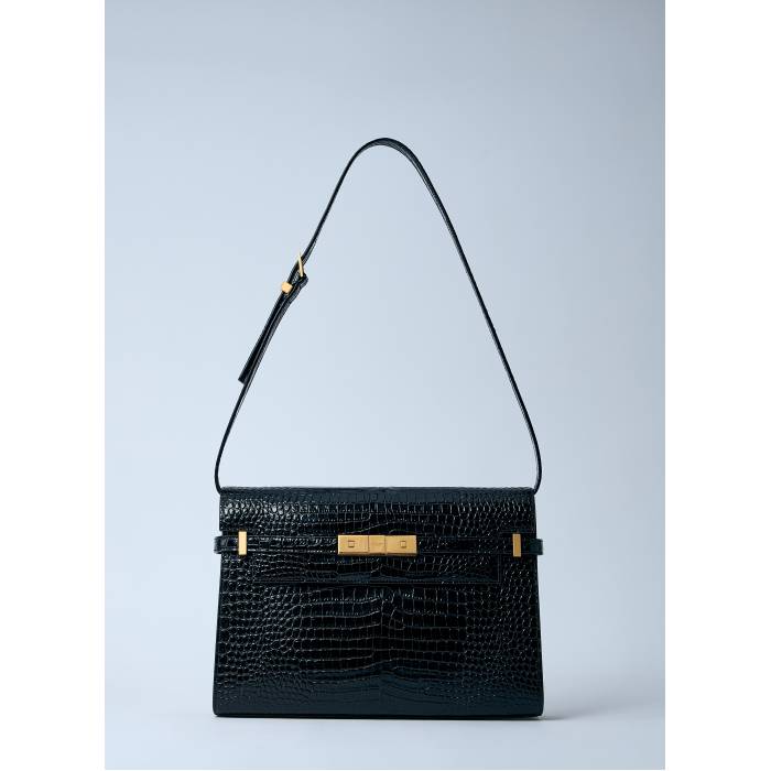 サンローラン Saint Laurent 【 Manhattan Shoulder Bag Women Blk 】 バッグ レディース