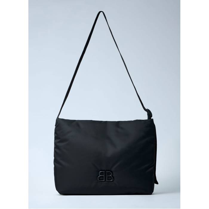 バレンシアガ Balenciaga 【 Medium Monaco Flap Shoulder Bag Men Blk 】 御徒面子 メンズ