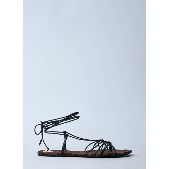 サンローラン Saint Laurent 【 Babylone Sandals Women Brn 】 サンダル レディース画像