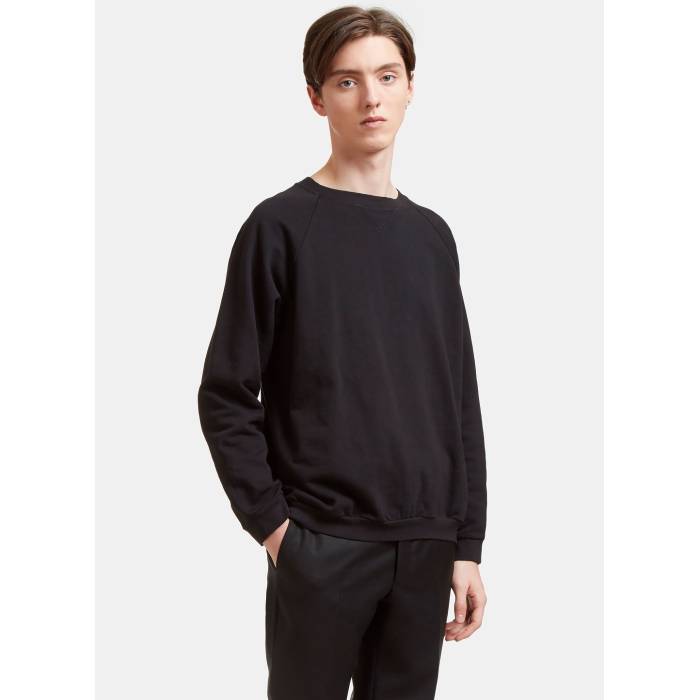 Aiezen 【 Crewneck Sweatshirt Men Blk 】 スウェット トレーナー メンズ