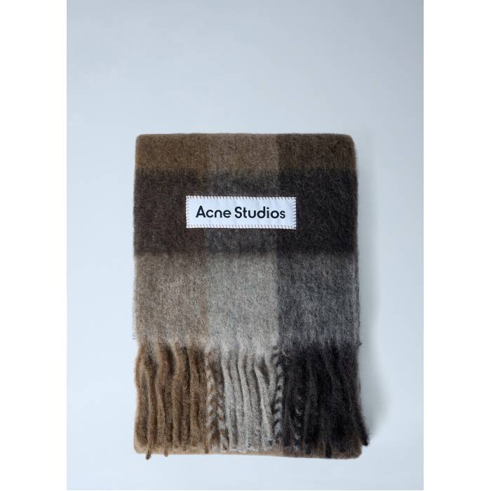 アクネストゥディオズ Acne Studios 【 Fringed Wool Scarf Women Brn 】 えり巻き レディース