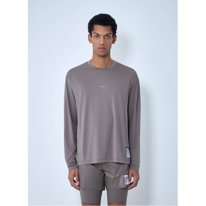 サティスファイ Satisfy 【 Long Sleeve Performance Shirt Men Brn 】 Sleeve スリーブ パフォーマンス メンズ