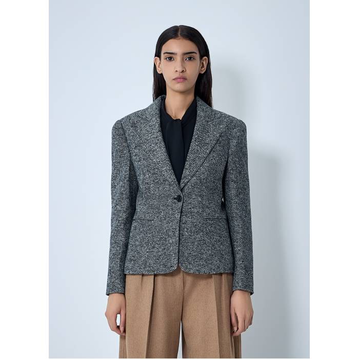 Max Mara 【 Single-Breasted Blazer Women Gry 】 ブレイザー レディース