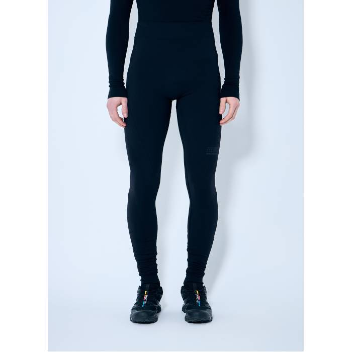 Mm6 Maison Margiela X Salomon 【 Textured Leggings Men Blk 】 レギンス・タイツ メンズ