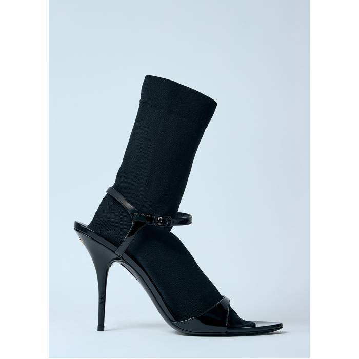 バレンシアガ Balenciaga 【 Avenue Sock 110Mm Heel Sandals Women Blk 】 踵 サンダル レディース