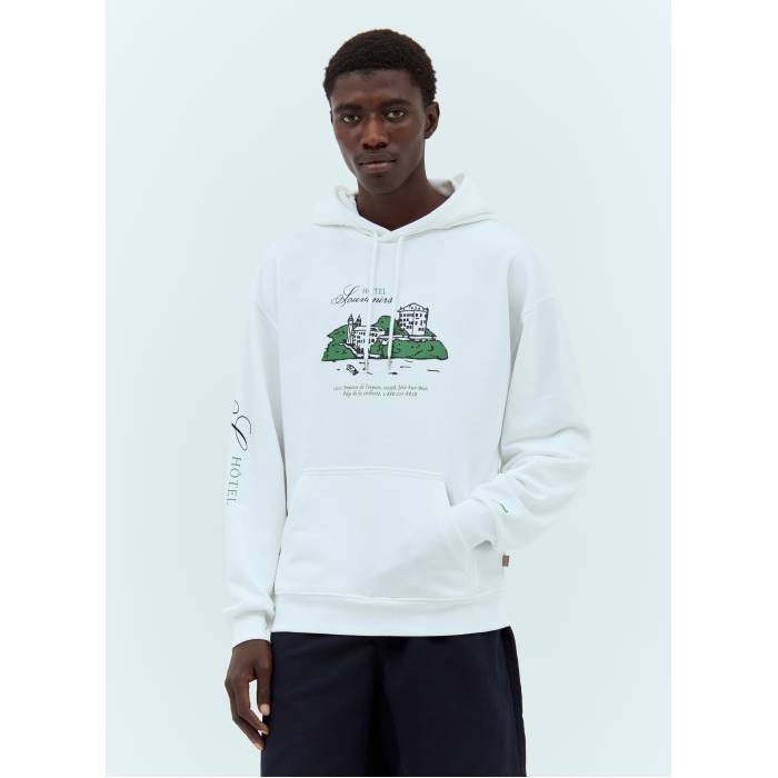 アー・ペー・セー A.p.c. 【 X Jjjjound Hooded Sweatshirt Men Wht 】 フード付 スウェット トレーナー メンズ