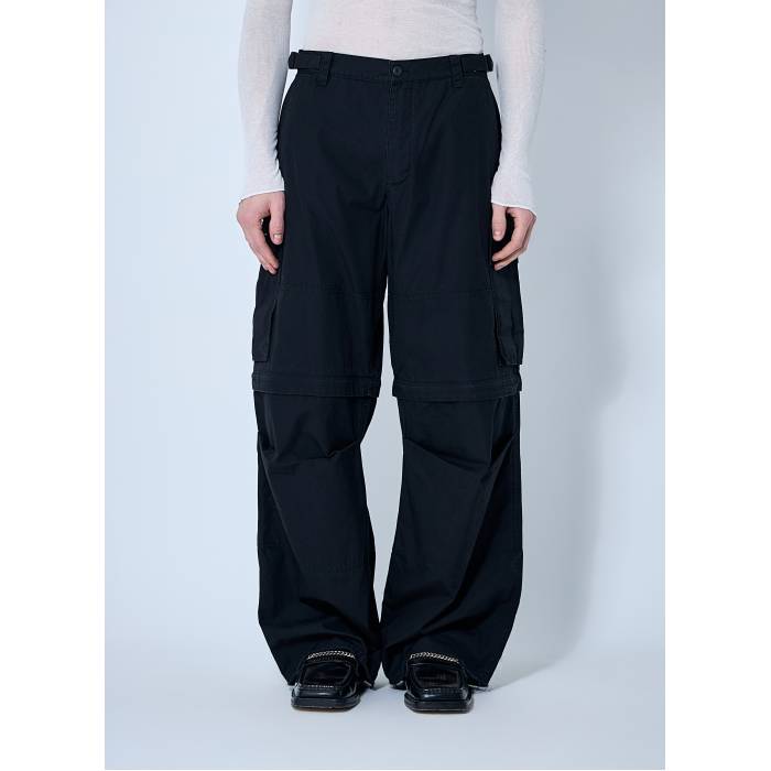 032C 【 Intermission Cargo Pants Men Blk 】 カーゴ メンズ
