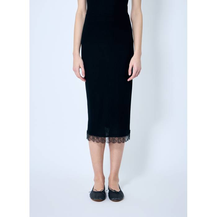 The Row 【 Indira Skirt Women Blk 】 レディース