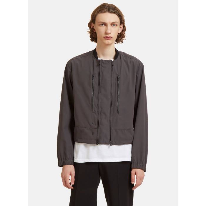 Aiezen 【 Bomber Jacket Men Gry 】 ボンバージャケット メンズ