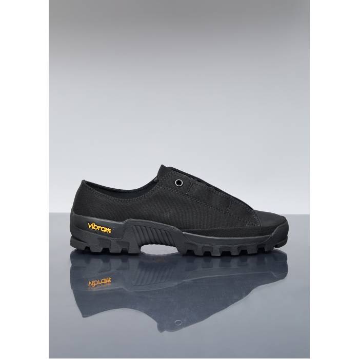 ヨージヤマモト Yohji Yamamoto 【 Fly Front Low Top Sneakers Men Blk 】 メンズ 64,405円